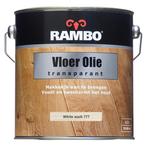 Rambo Vloer Olie Transparant - 750ml - White Wash 0777, Doe-het-zelf en Verbouw, Verf, Beits en Lak, Nieuw, Verzenden