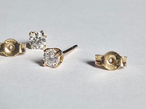 Zonder Minimumprijs - Oorstekers - 18 karaat Geel goud, Sieraden, Tassen en Uiterlijk, Antieke sieraden