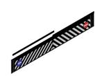 Imbema Rhiwa Rhiwa Quality spatlap 2400 x 380 mm - gestreept, Ophalen of Verzenden, Nieuw