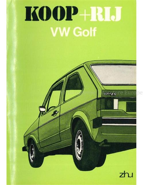 KOOP + RIJ VOLKSWAGEN GOLF, Boeken, Auto's | Boeken, Volkswagen
