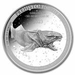 Congo Prehistoric life Dunkleosteus 1 oz 2023, Postzegels en Munten, Munten | Afrika, Verzenden, Overige landen, Losse munt, Zilver