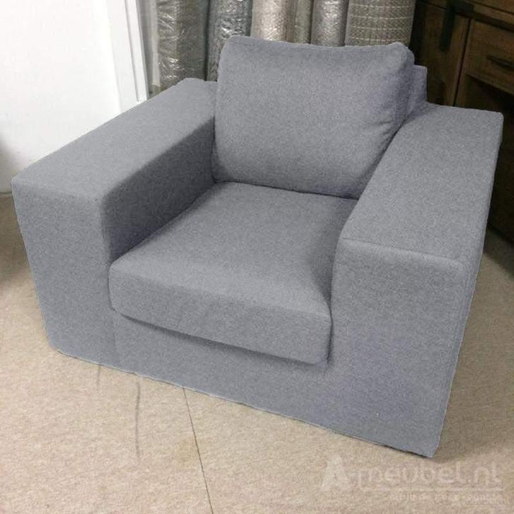 Fauteuil Lelystad - fauteuils - Zilver, Huis en Inrichting, Stoelen, Nieuw, Stof