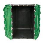 Distributiebak, 710x460x360 mm, zwart, groen pp, nieuw, Ophalen of Verzenden