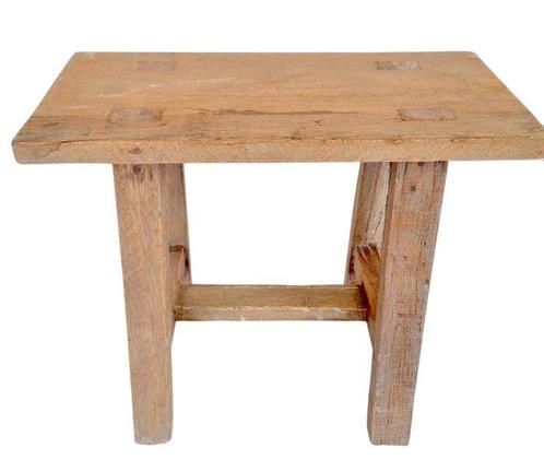 Kruk - Japandi - Hout, Antiek en Kunst, Kunst | Designobjecten
