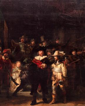 Fluweel Paneel Nachtwacht, Hobby en Vrije tijd, Stoffen en Lappen, Overige kleuren, Nieuw