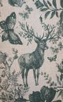 Exclusieve bergmeubelstof met herten - 600x140cm - groen
