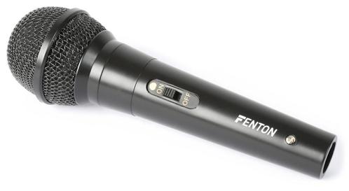 Fenton DM100 zwarte dynamische microfoon voor o.a. karaoke e, Muziek en Instrumenten, Microfoons, Nieuw, Verzenden