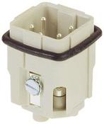 Harting Han 4A Mannelijke Invoegconnector 4P+PE 10A -, Verzenden, Nieuw, Overige typen