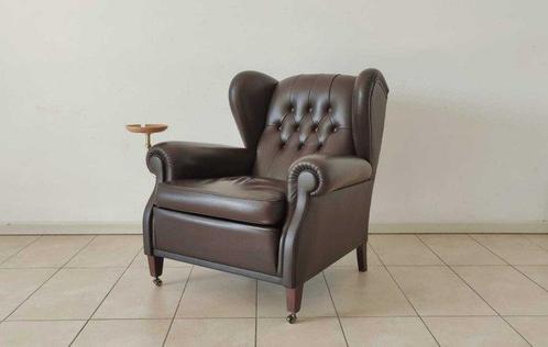 Poltrona Frau - Fauteuil - 1919 - Leder - pure chocolade, Antiek en Kunst, Kunst | Designobjecten