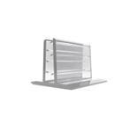 Zelfklevende PVC Houder (Transparant) / Standaard / Kaar...