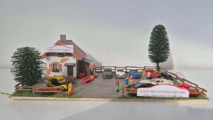 Faller H0 - Modeltrein (1) - autohandelaar Leonberger, Hobby en Vrije tijd, Modeltreinen | H0