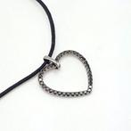 Ketting met hanger - 18 karaat Witgoud - 0.40ct. tw. Diamant, Sieraden, Tassen en Uiterlijk, Antieke sieraden