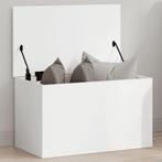 vidaXL Opbergbox 60x35x35 cm bewerkt hout wit, Huis en Inrichting, Woonaccessoires | Kisten, Verzenden, Nieuw
