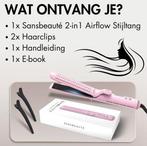 Tweedekans | Sansbeauté® 2 in 1 Airflow Stijltang - Krultang, Ophalen of Verzenden, Zo goed als nieuw