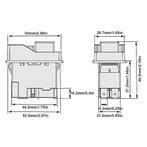 Magnetische Schakelaar ON-OFF - YH02-A - 16A - 250V AC -, Doe-het-zelf en Verbouw, Verzenden, Nieuw