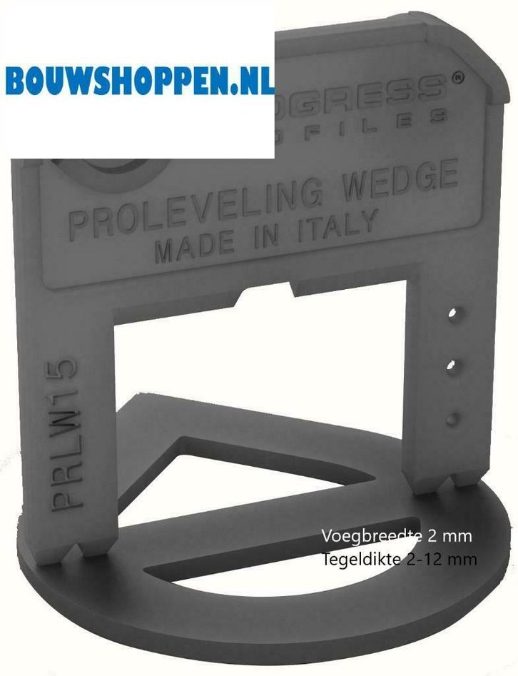 Tegel Level Clips 3 mm zak á 200 stuks, Doe-het-zelf en Verbouw, Overige Doe-het-zelf en Verbouw, Nieuw, Ophalen of Verzenden