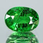 1 pcs Groen Tsavoriet - 3.82 ct - Asian Institute of, Nieuw