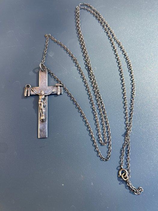 Metaal - Ketting met hanger, Antiek en Kunst, Antiek | Boeken en Bijbels