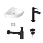 Sani Royal Fonteinset Keramiek Quartz met Kraan,, Doe-het-zelf en Verbouw, Sanitair, Nieuw