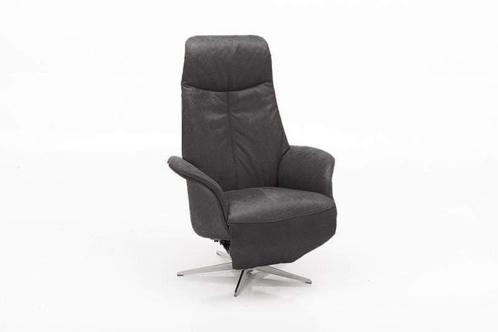 Relaxfauteuil Delfgauw - relaxfauteuils - Antraciet, Huis en Inrichting, Stoelen, Grijs, Nieuw, Stof
