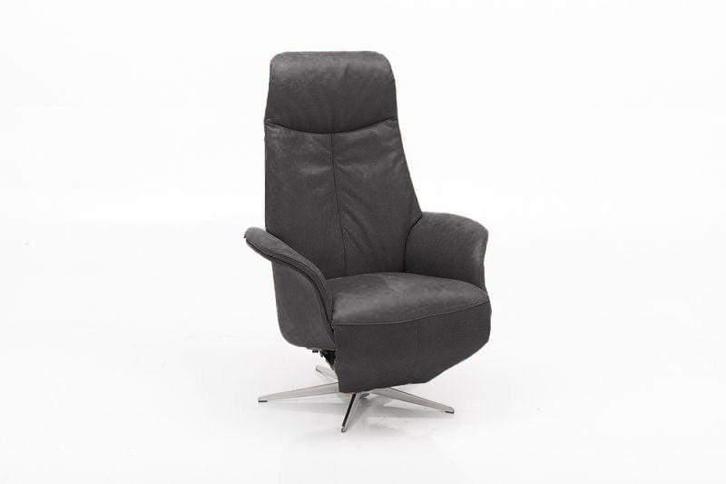 Relaxfauteuil Delfgauw - relaxfauteuils - Antraciet, Huis en Inrichting, Stoelen, Grijs, Nieuw, Stof