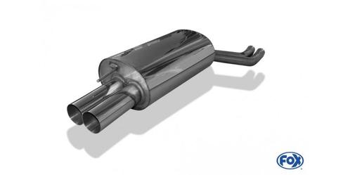 FOX BMW E46 330d/ 330xd einddemper double flow - 2x76 type 1, Auto-onderdelen, Uitlaatsystemen, Nieuw, Verzenden
