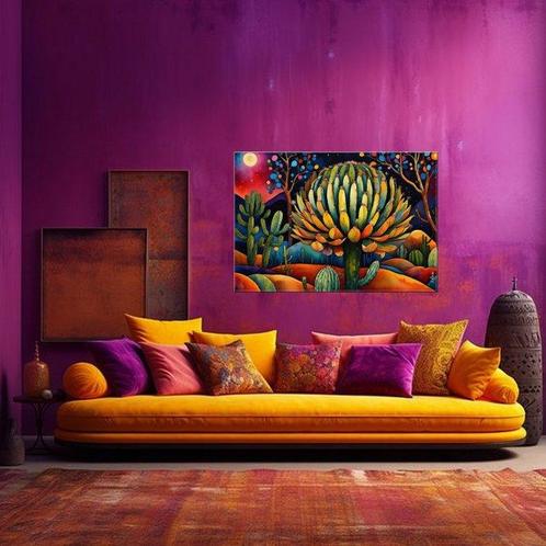 Lea Roche - CACTUS 25, Antiek en Kunst, Kunst | Schilderijen | Modern