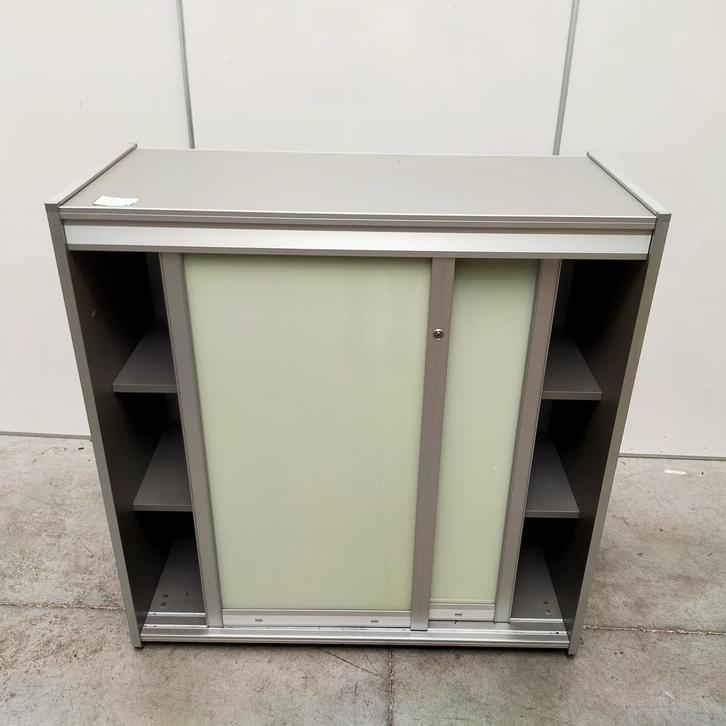 Noteborn kantoorkast - 122x118x53 cm, Huis en Inrichting, Kasten | Overige, Ophalen of Verzenden