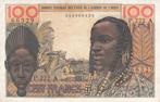 1965 Xf West African States P 101ae 100 Francs, Postzegels en Munten, Bankbiljetten | Europa | Niet-Eurobiljetten, Verzenden