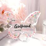 Vlinder van epoxy met bloem en vlinders to my beautifull, Ophalen of Verzenden, Nieuw