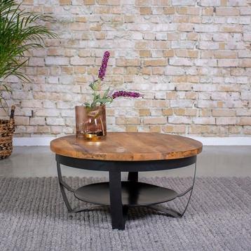 Salontafel Balarz Junior ø70cm | Mangohout OP VOORRAAD beschikbaar voor biedingen