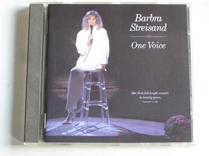 Barbra Streisand - One Voice, Cd's en Dvd's, Cd's | Pop, Zo goed als nieuw, Verzenden