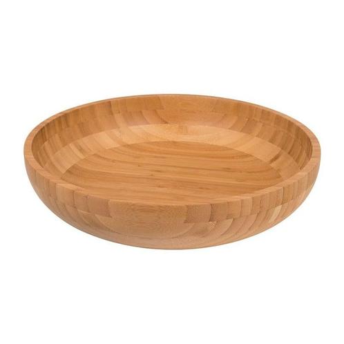 Schaal bamboe - 35 cm, Huis en Inrichting, Woonaccessoires | Schalen en Manden, Verzenden