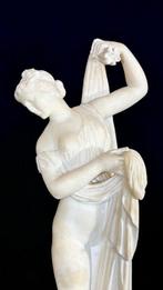 Beeld, Venere Callipigia • scolpita a mano - 42 cm - Albast, Antiek en Kunst