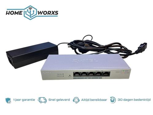 Zyxel GS1200-5HP Managed Gigabit switch PoE, Computers en Software, Netwerk switches, Refurbished, Ophalen of Verzenden