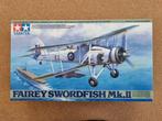 Tamiya 61099 Fairey Swordfish Mk.II 1:48, Hobby en Vrije tijd, Modelbouw | Vliegtuigen en Helikopters, Verzenden, Nieuw