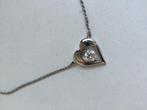 Ketting met hanger - 18 karaat Witgoud - 1.22ct. tw. Diamant