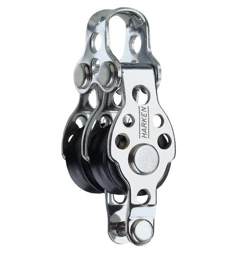 Harken 2-Schijfsblok 16mm met Hondsvot, Watersport en Boten, Accessoires en Onderhoud, Nieuw, Ophalen of Verzenden