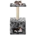 vidaXL Kattenkrabpaal met sisal krabpaal 55 cm pootafdrukken, Dieren en Toebehoren, Katten-accessoires, Verzenden, Nieuw