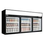 GGM Gastro | Supermarkt wandvrieskast - 2100mm - 346L - met, Verzenden, Nieuw in verpakking, Koelen en Vriezen