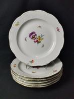 KPM - Tellerform Alt-Osier, fiori e farfalla - 6 piatti da