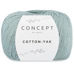 Katia Concept Cotton-Yak - 111 zeegroen - Katoen / Jakwol, Ophalen of Verzenden, Nieuw