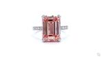 Ring Platina - 10.56ct. tw. Roze Diamant (Fancy gekleurde,, Sieraden, Tassen en Uiterlijk, Ringen, Nieuw