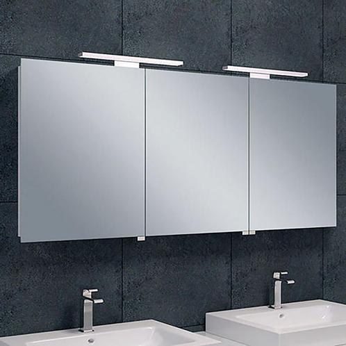 Xellanz Bright Spiegelkast Met LED - 140x60x14cm, Huis en Inrichting, Badkamer | Badkamermeubels, Nieuw, Ophalen of Verzenden