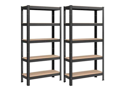 2 Profeco Stellingkasten - Zwart - 180 x 90 x 40 cm, Doe-het-zelf en Verbouw, Overige Doe-het-zelf en Verbouw, Nieuw, Verzenden