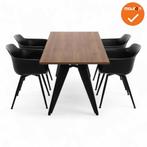 Design vergadertafel Cheak - 160x80 - Bladkleur naar keuze, Vergader- of Presentatieruimte, Ophalen of Verzenden, Nieuw zonder verpakking