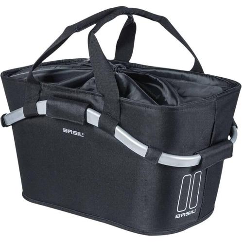 Basil mand achter Carry All Classic Black, Fietsen en Brommers, Fietsaccessoires | Fietsmanden, Nieuw, Verzenden