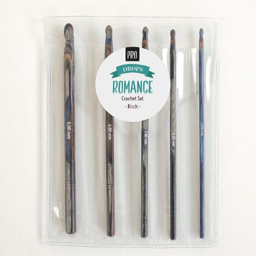 DROPS Pro Romance Haaknaalden (15 cm) - Set, Hobby en Vrije tijd, Breien en Haken, Ophalen of Verzenden