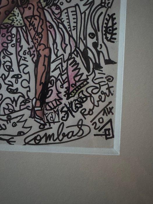 Robert Combas (1957) - Esmeralda, Antiek en Kunst, Kunst | Schilderijen | Modern