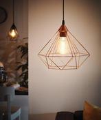 EGLO Tarbes Hanglamp - E27 - Ø 32,5 cm - Zwart/Koper, Verzenden, Nieuw
